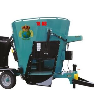 Dikey Yem Karma Dağıtma Makinesi 18 M3 Şaftlı Çift Helezonlu